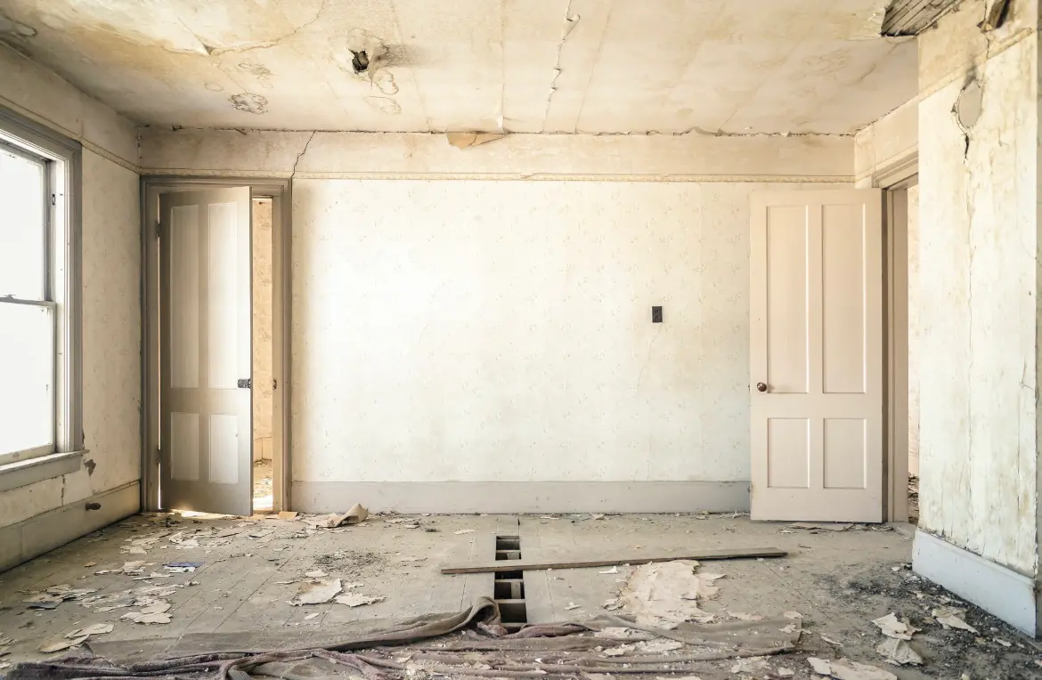 Waste disposal crew managing a cleanout project in Timberwood Park